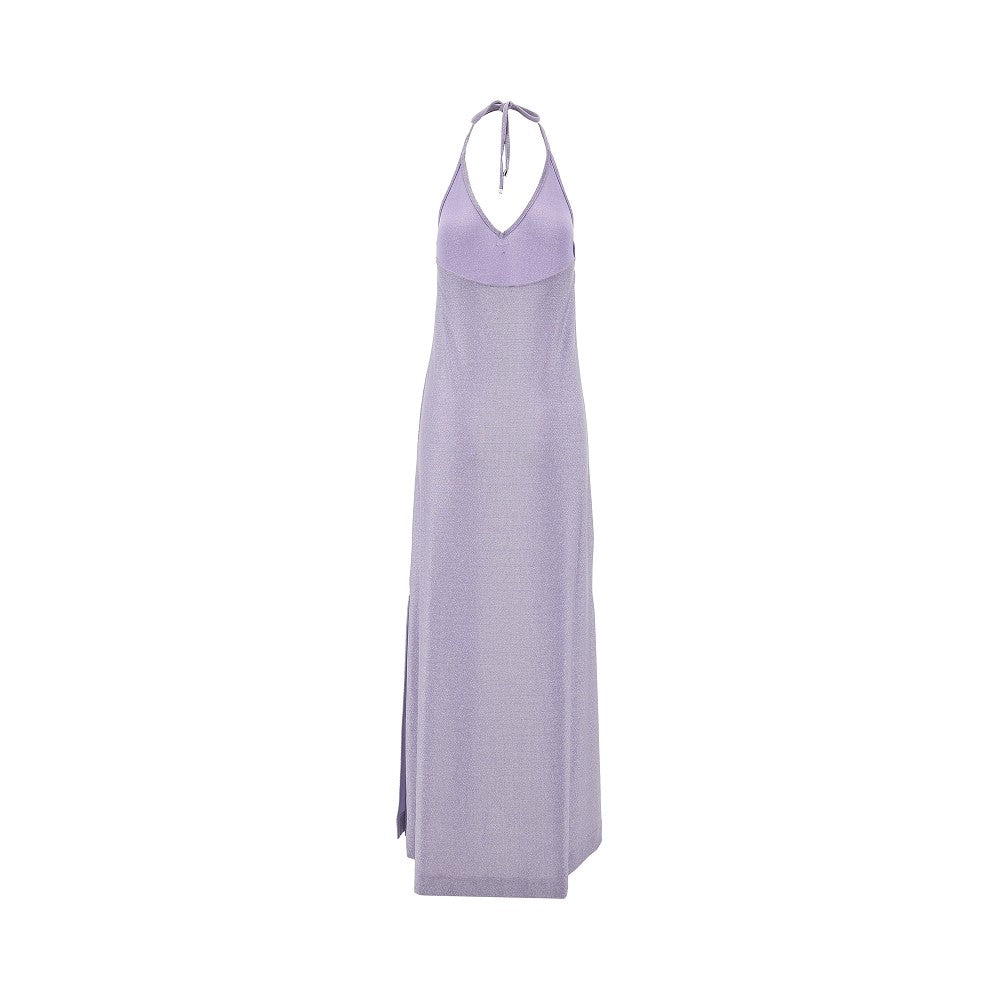 Lurex jersey long dress