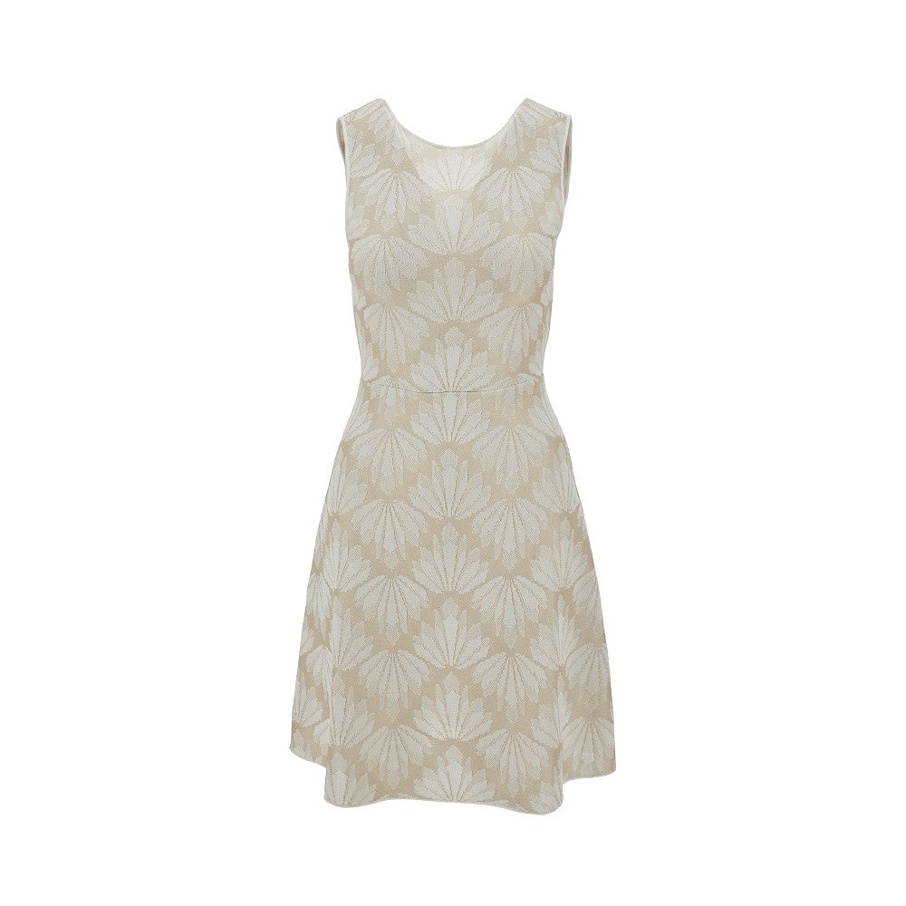Mini abito in maglia jacquard