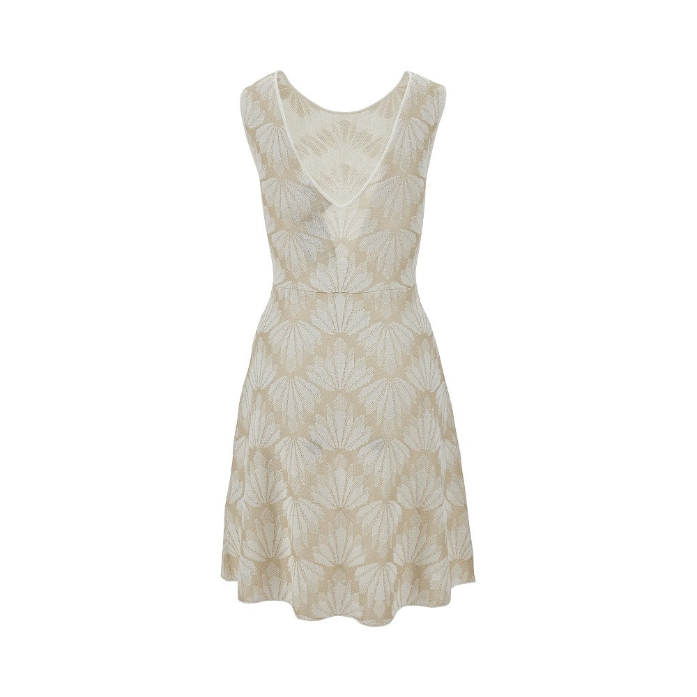 Mini abito in maglia jacquard