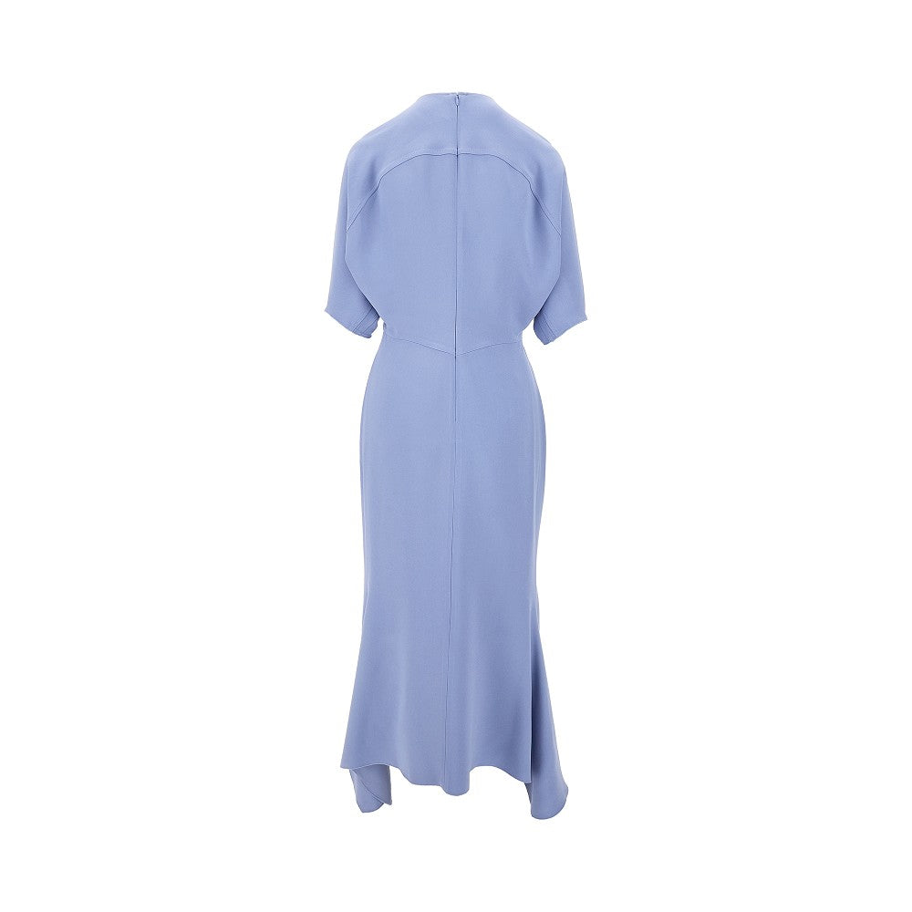 Abito midi in cady con maniche Dolman