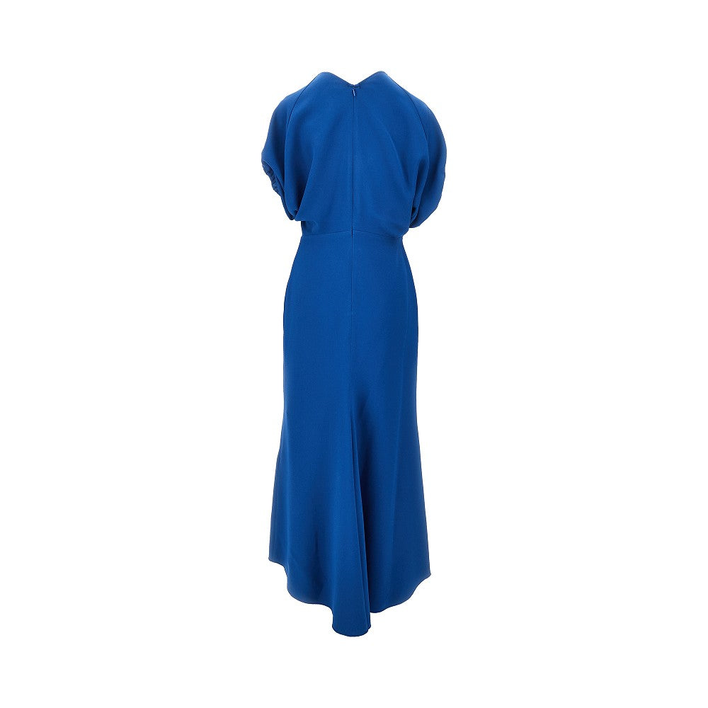 Abito midi con maniche blusanti