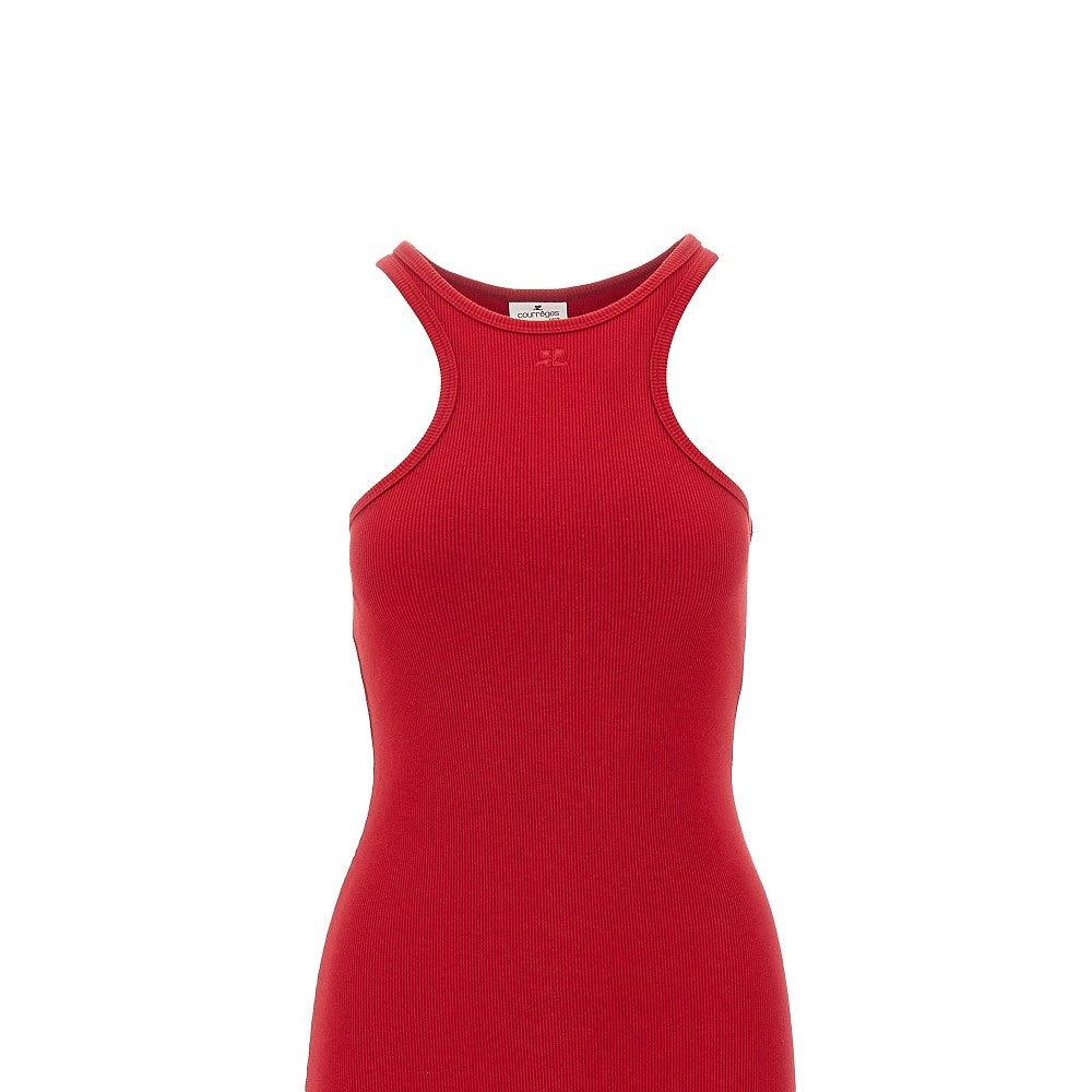 90's ribbed midi dress