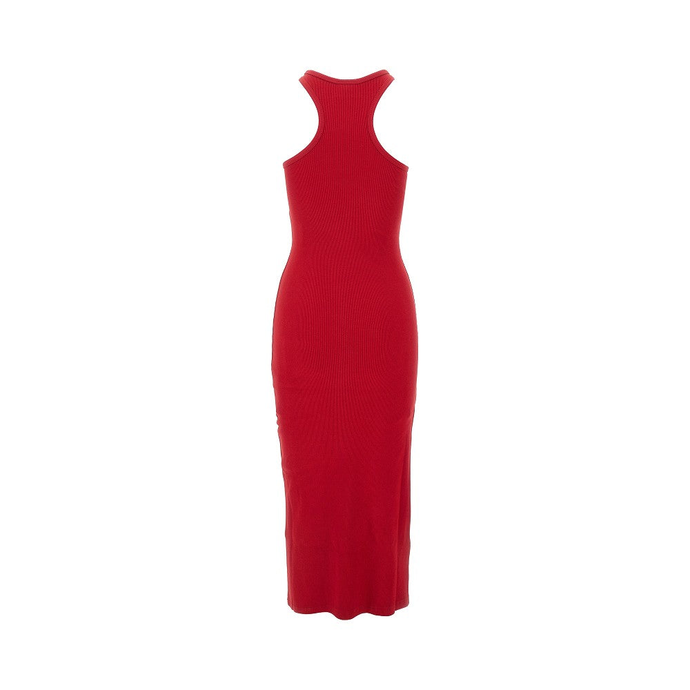 90's ribbed midi dress
