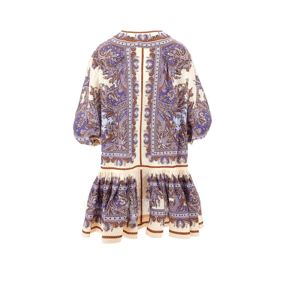 'Ottie' linen mini dress