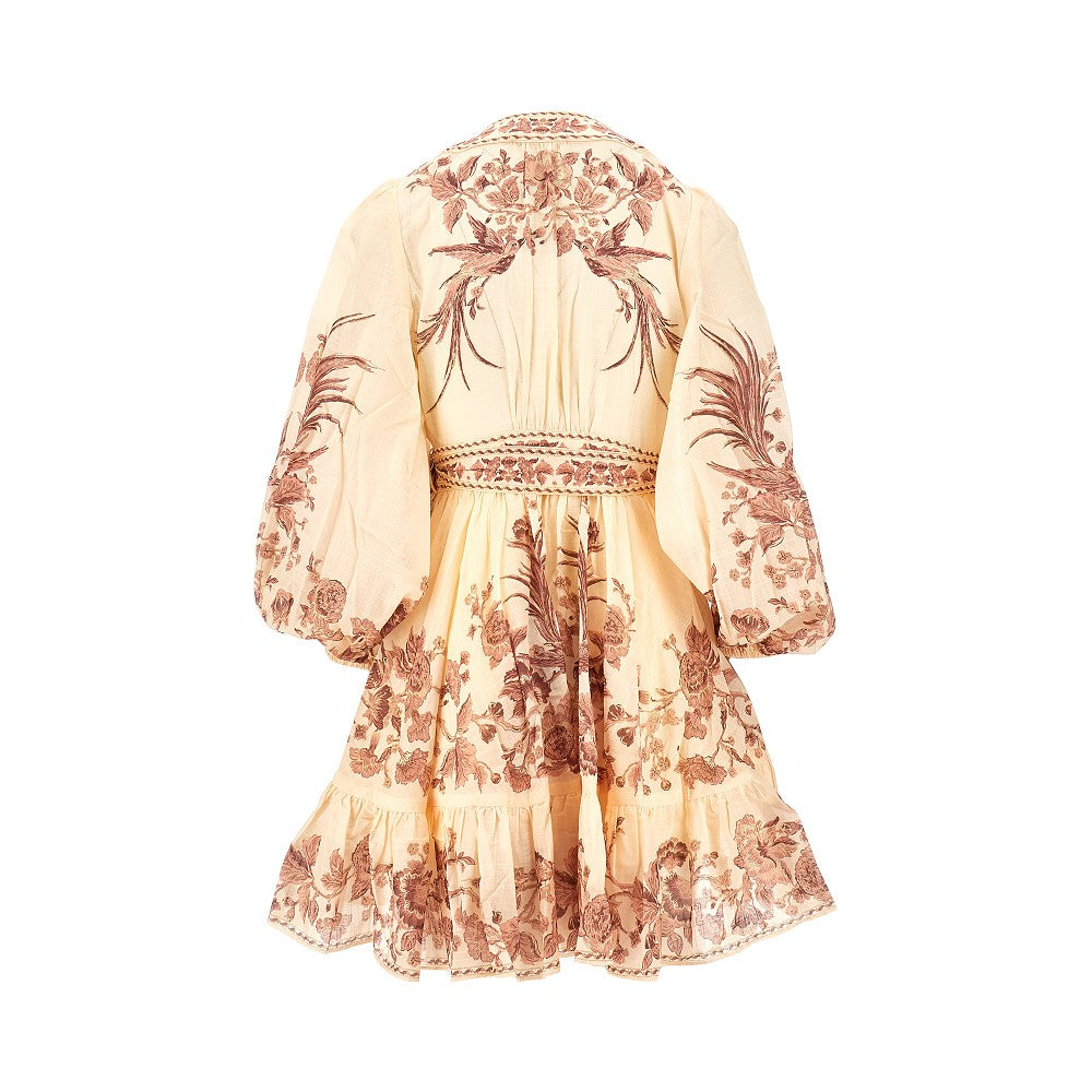 'Waverly' wrap mini dress