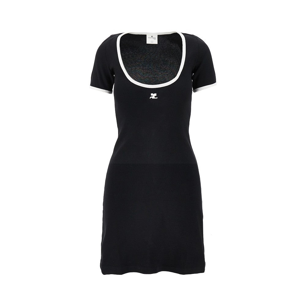 Mini abito in jersey Holistic Contrast
