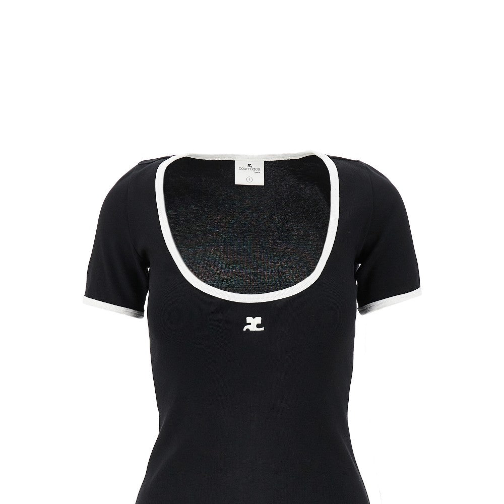 Mini abito in jersey Holistic Contrast