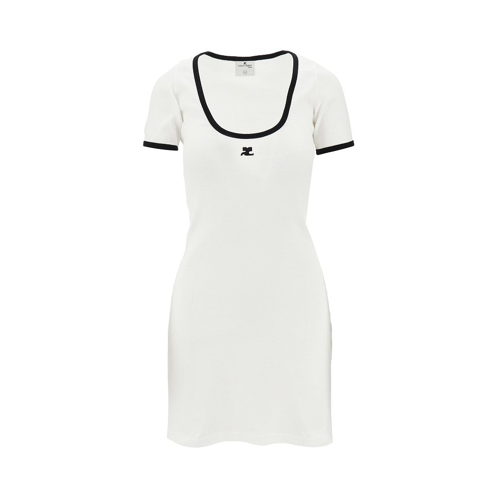 Mini abito in jersey Holistic Contrast