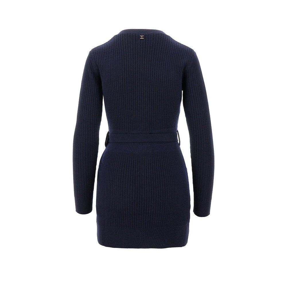 Mini abito cardigan in maglia