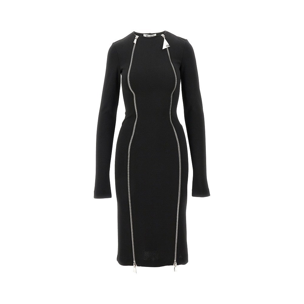 Double zip midi dress