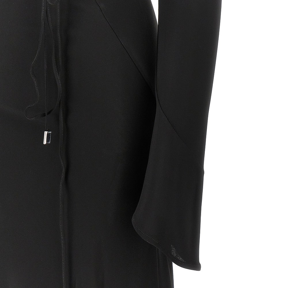 Viscose laced long dress