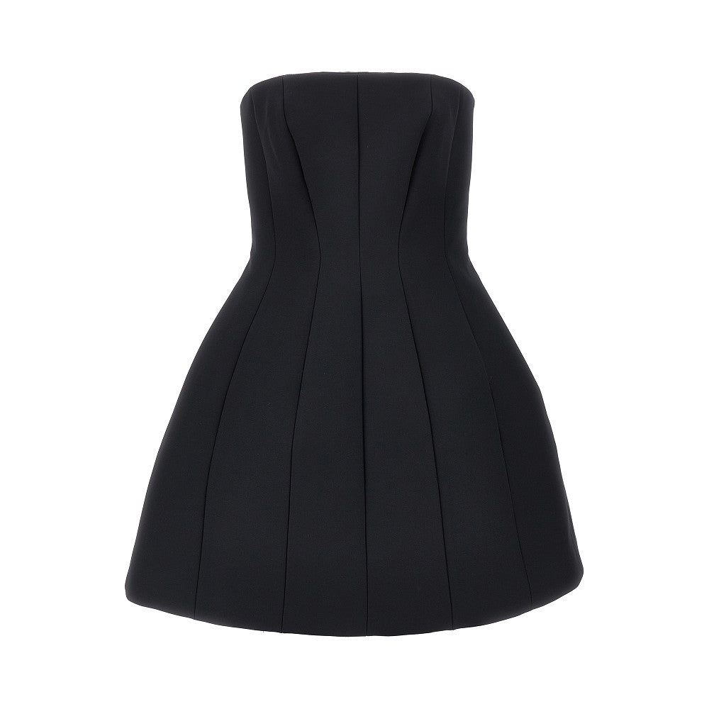 Mini abito bustier in sablé