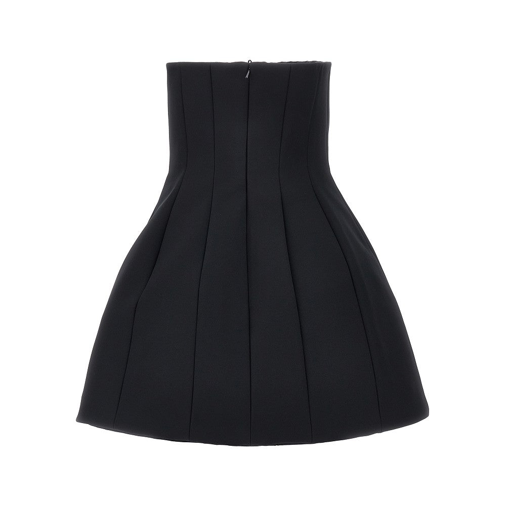 Mini abito bustier in sablé