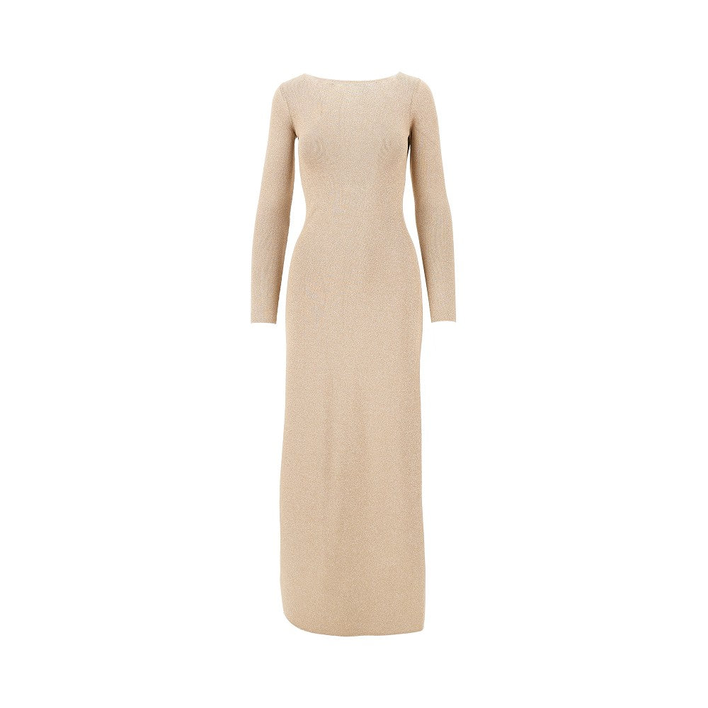 Lurex viscose long dress