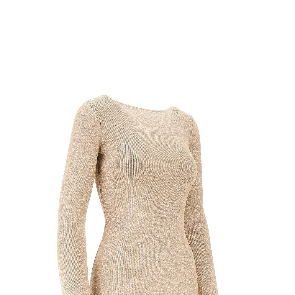 Lurex viscose long dress