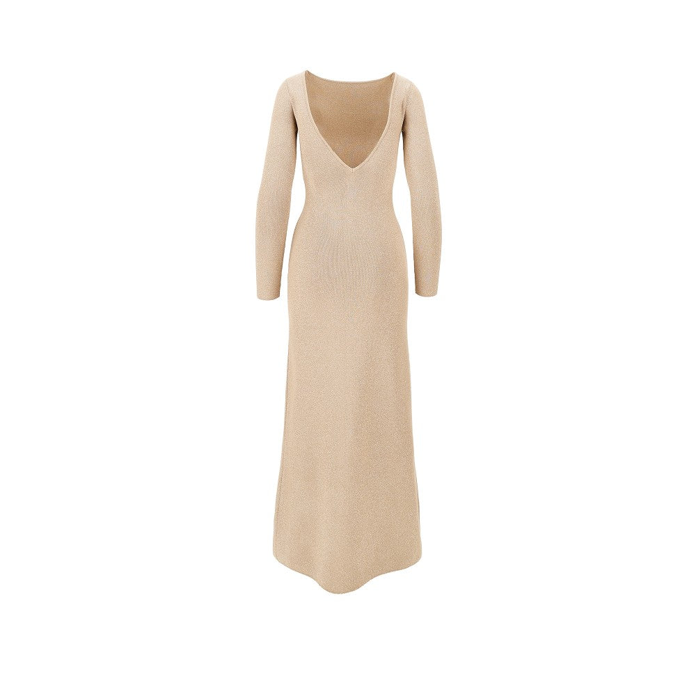 Lurex viscose long dress