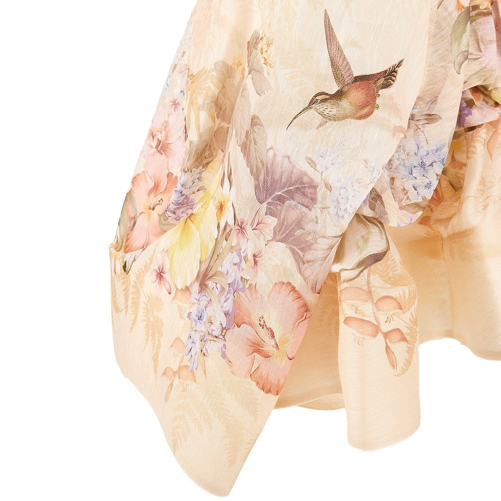 Mini abito drappeggiato 'Illuminate'