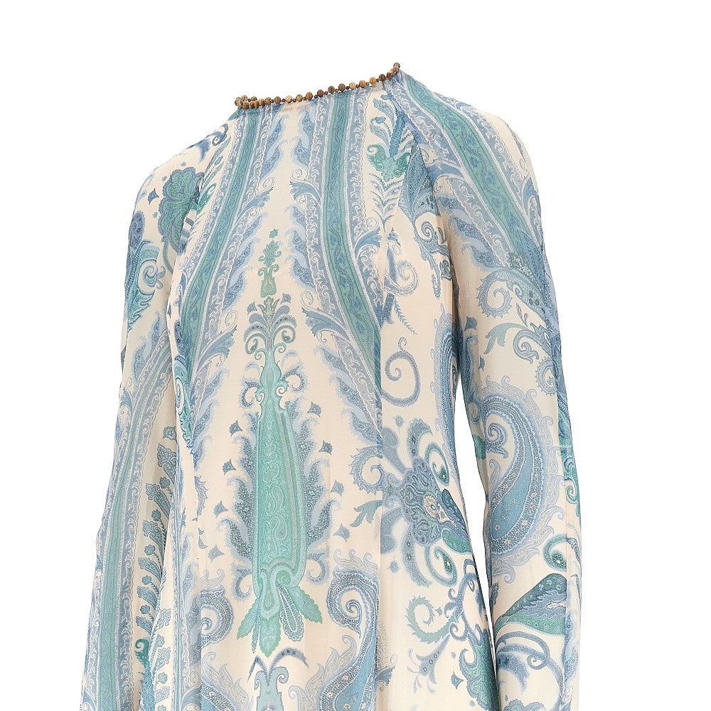 'Illuminate' long chiffon dress