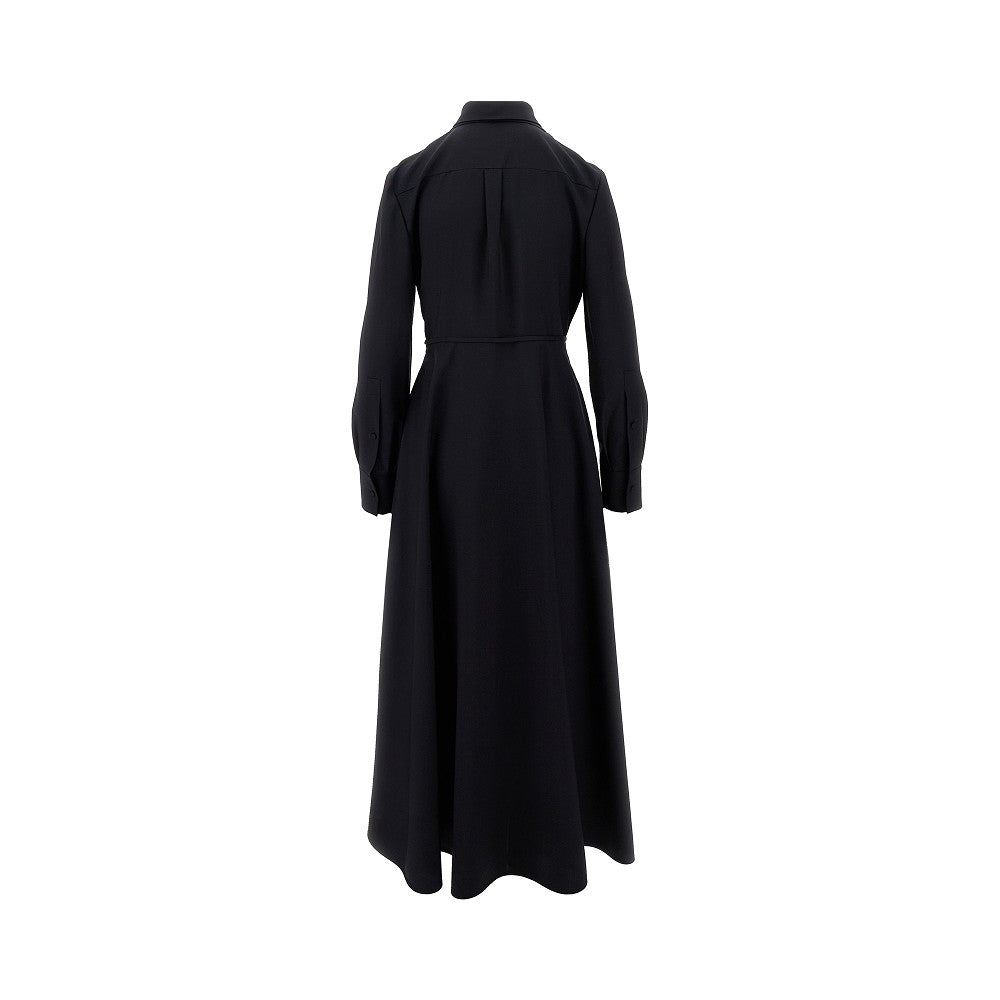 Abito midi con cintura VLogo Signature