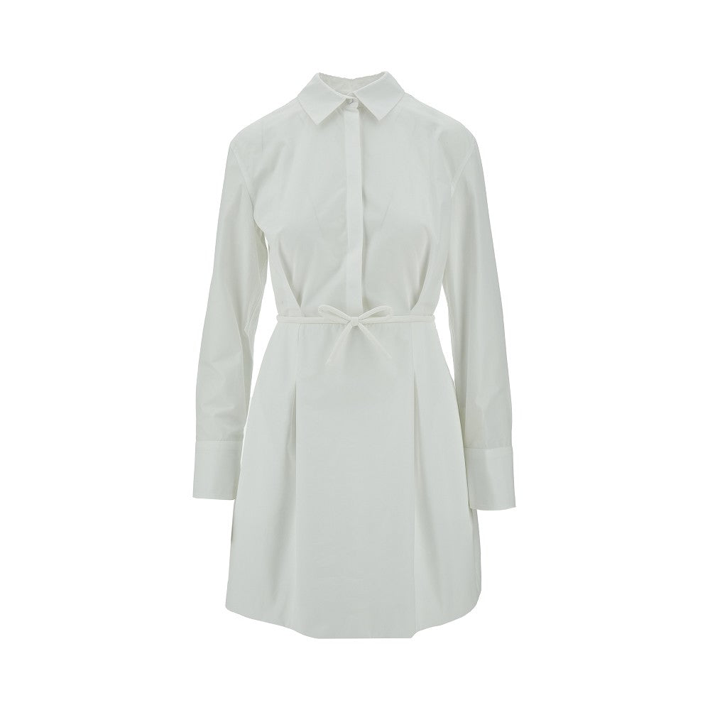 Compact Popeline mini dress