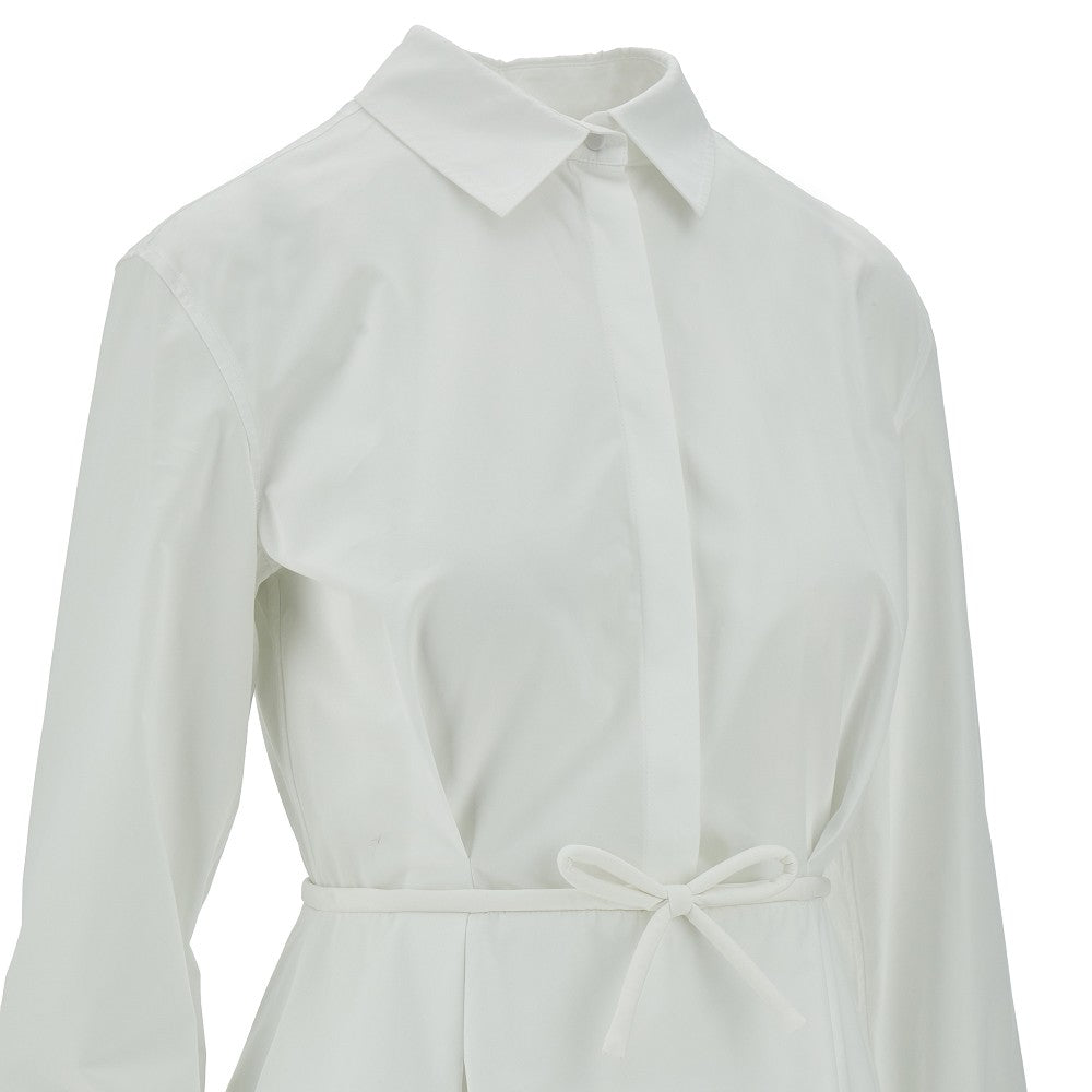 Compact Popeline mini dress
