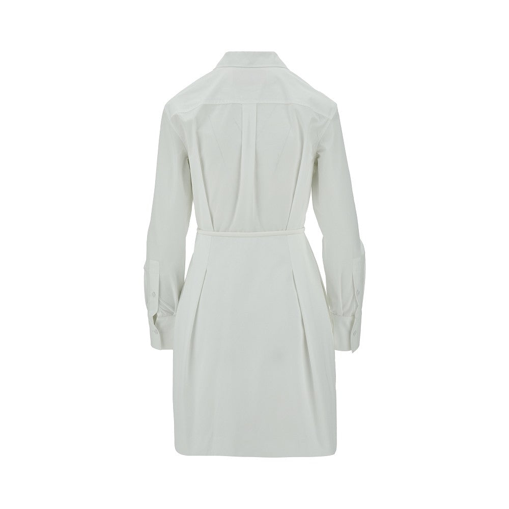 Compact Popeline mini dress