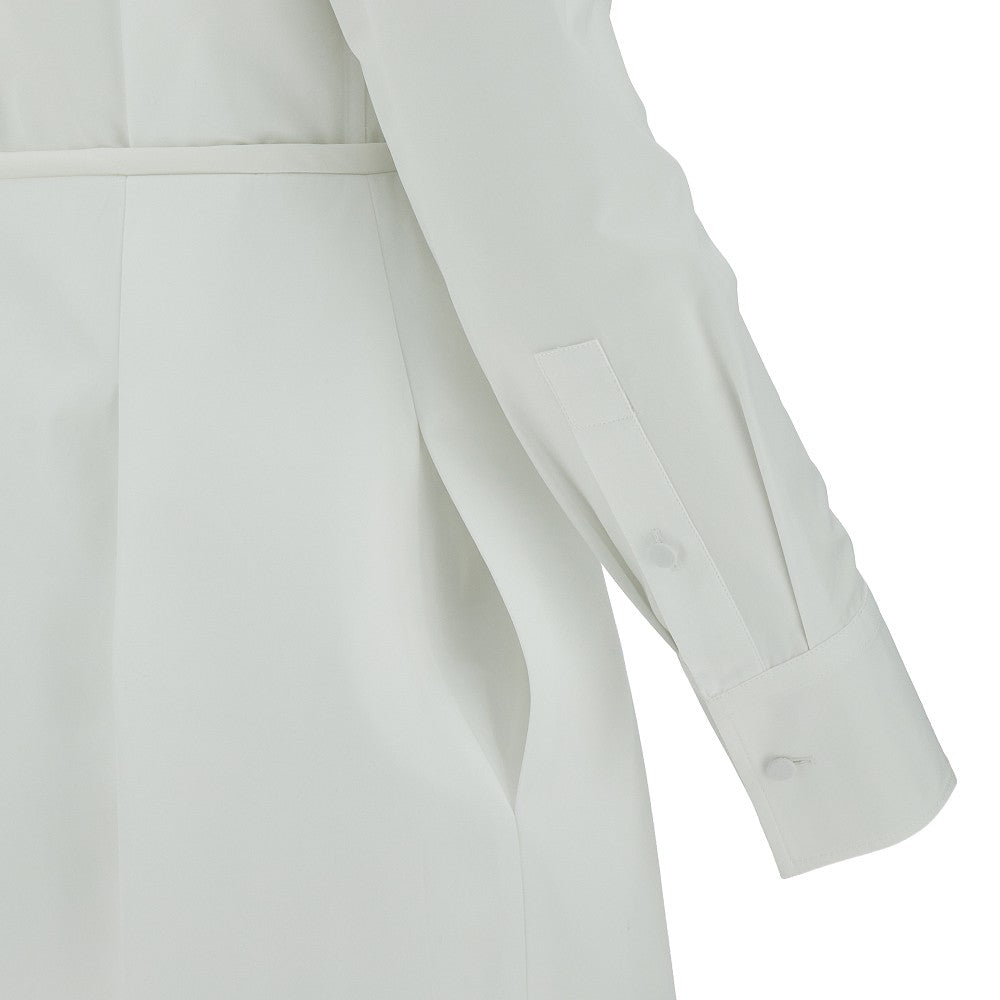 Compact Popeline mini dress
