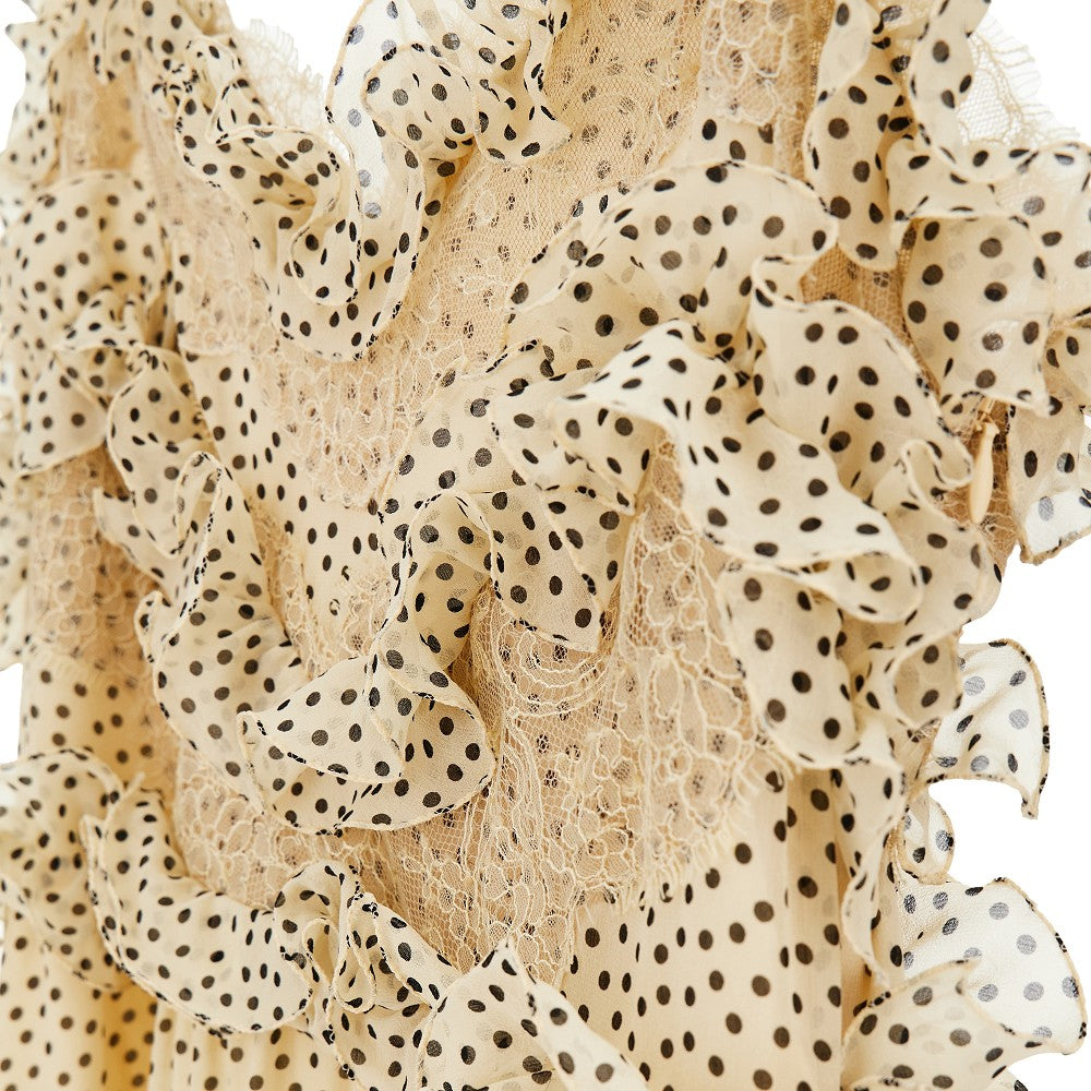 Abito in Light Georgette stampa Plusdepois