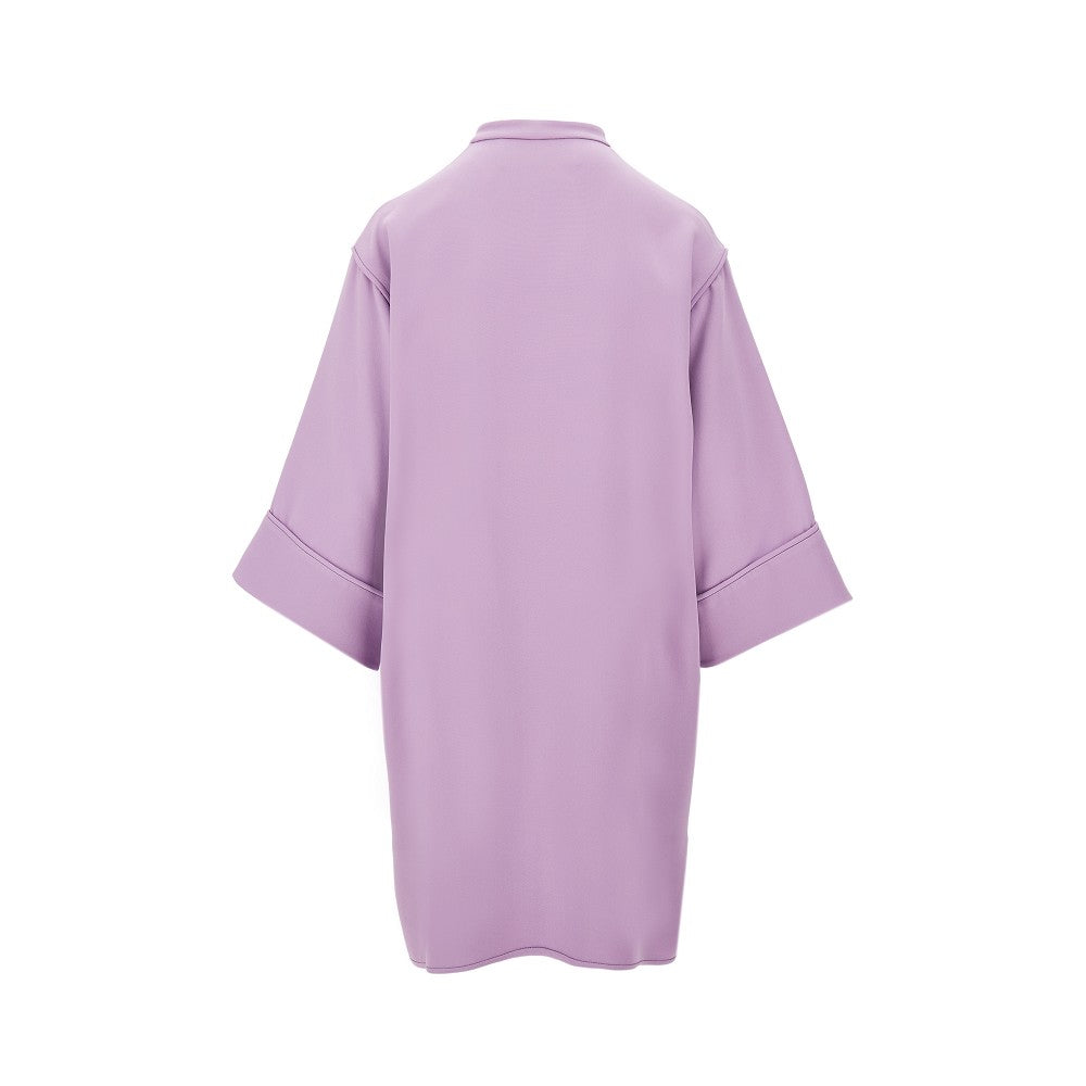 Mini abito in Cady Couture con dettagli VGold
