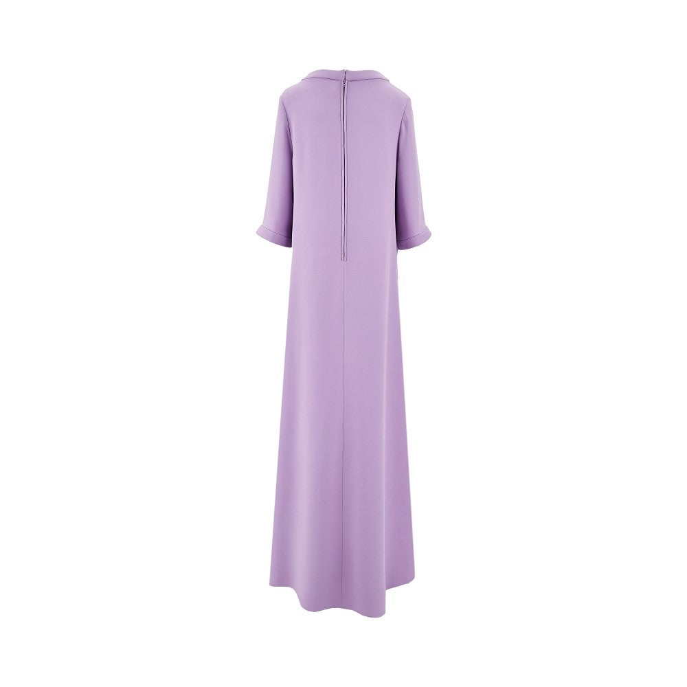 Cady long dress with jewelled buttons