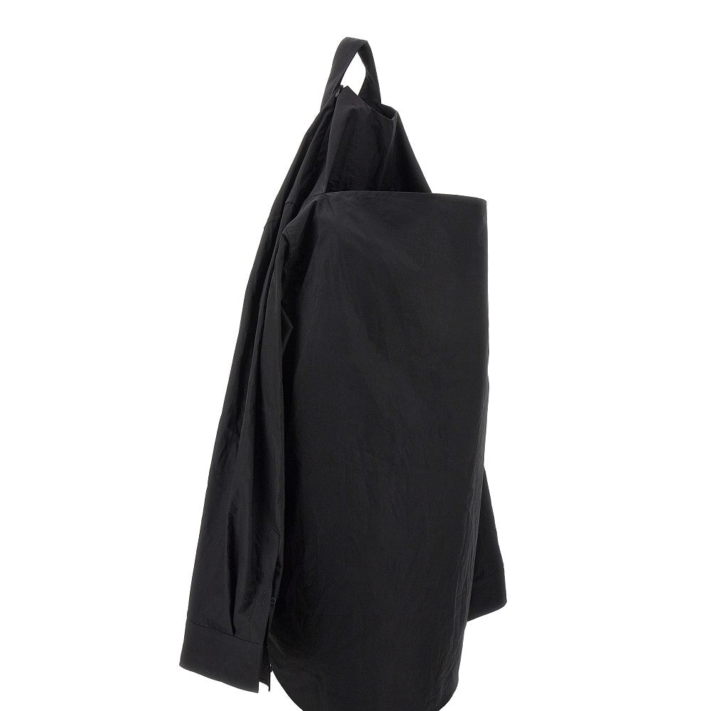 Suspended shirt effect mini dress