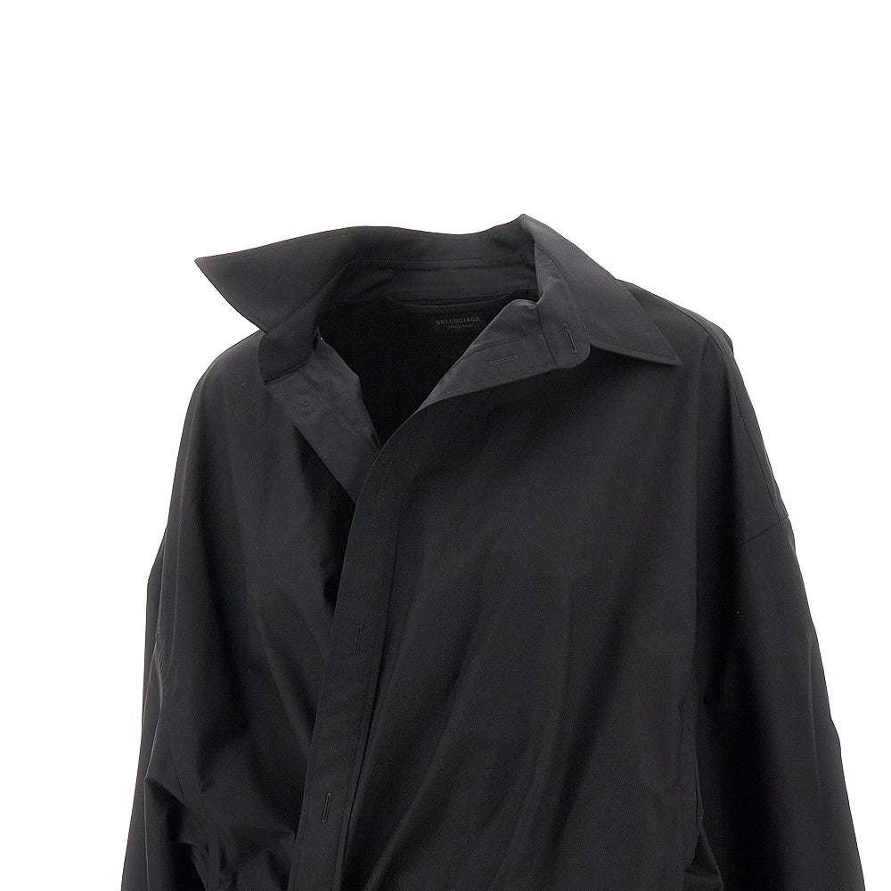 Mini abito camicia in popeline