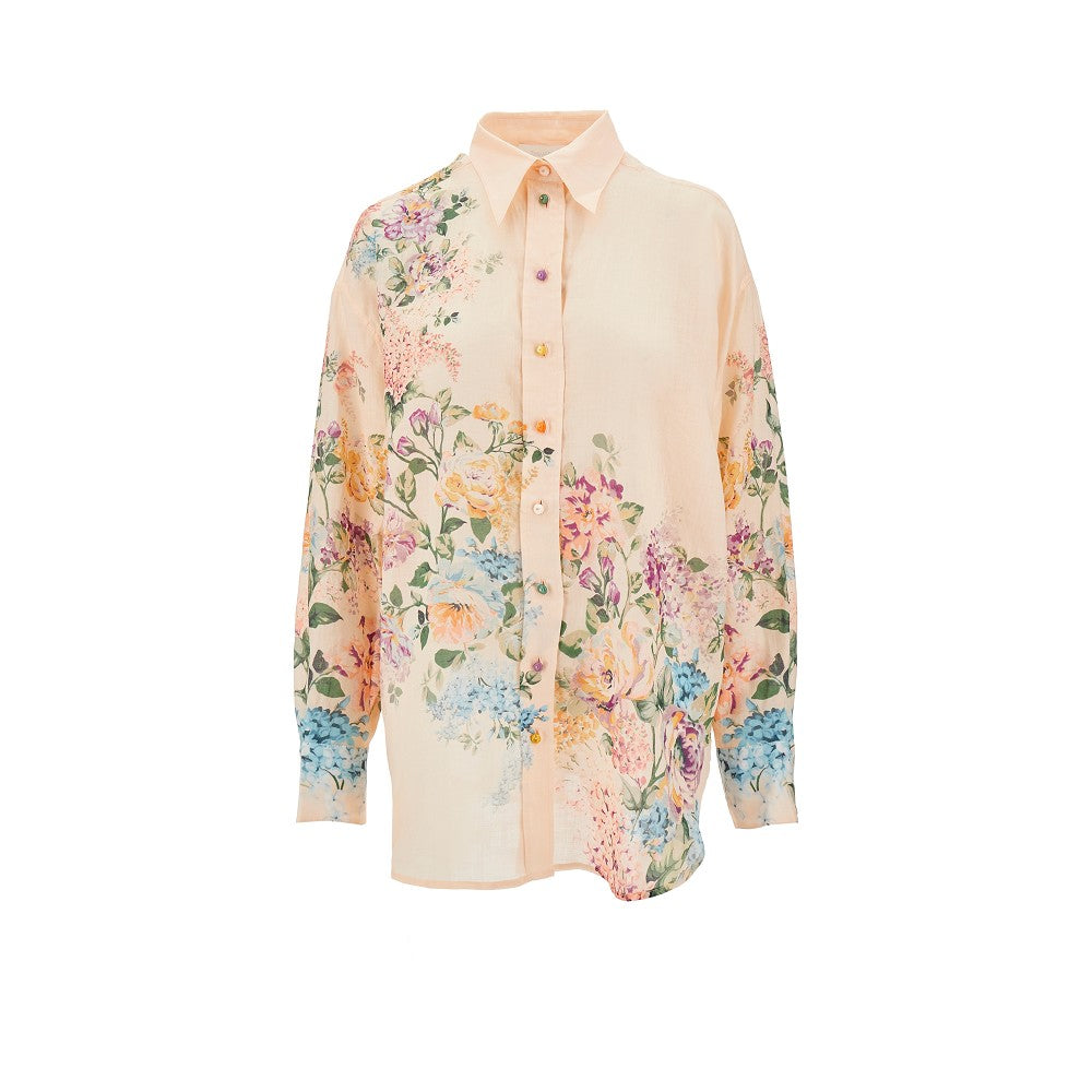 'Halliday' ramie shirt