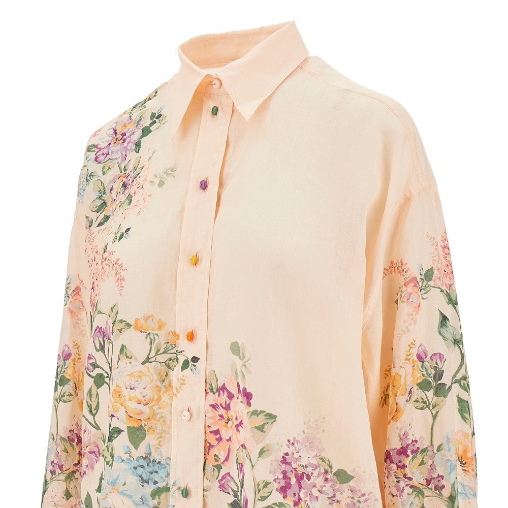 'Halliday' ramie shirt