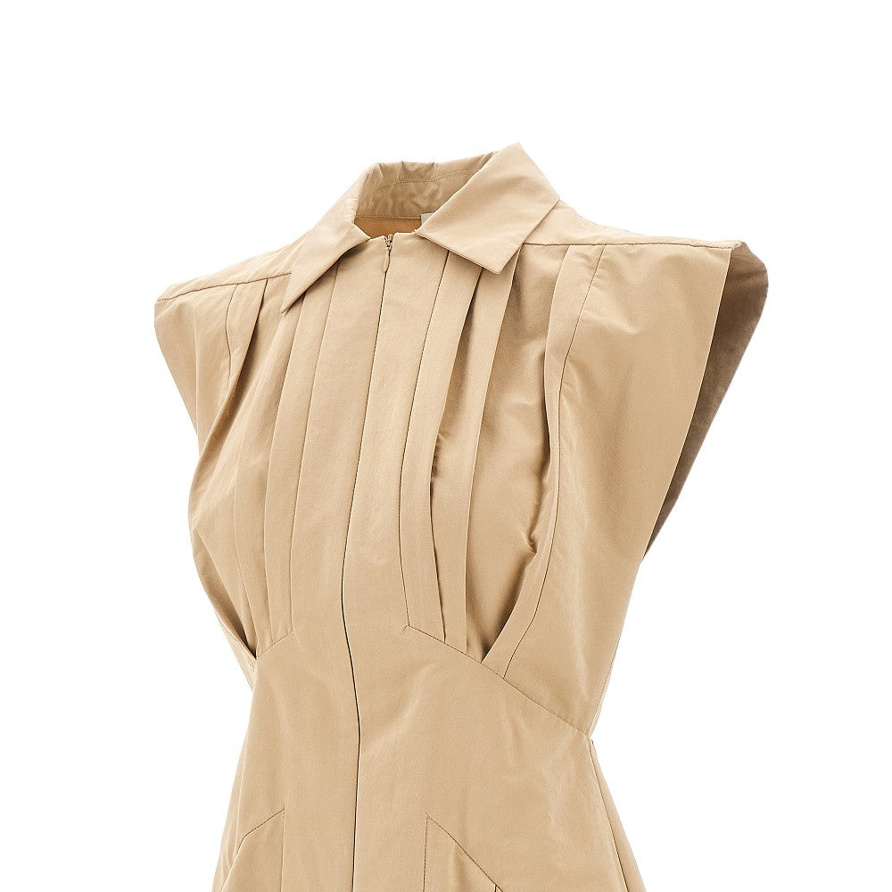 Poplin midi dress