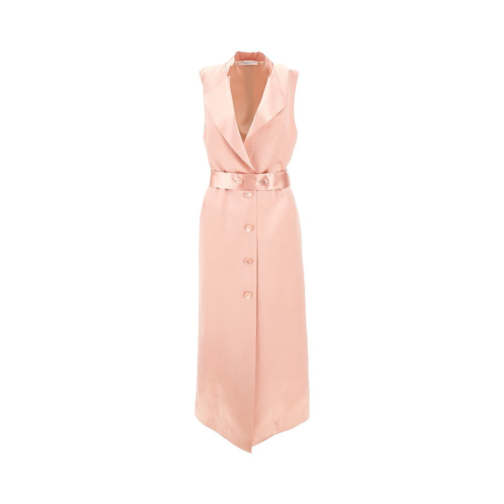 Duchesse long vest dress