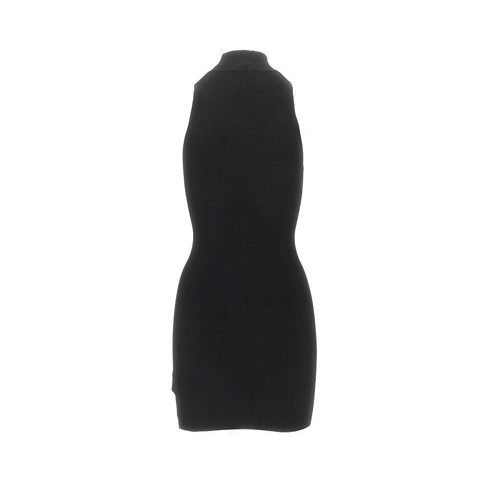 Knitted mini dress with Oval D logo