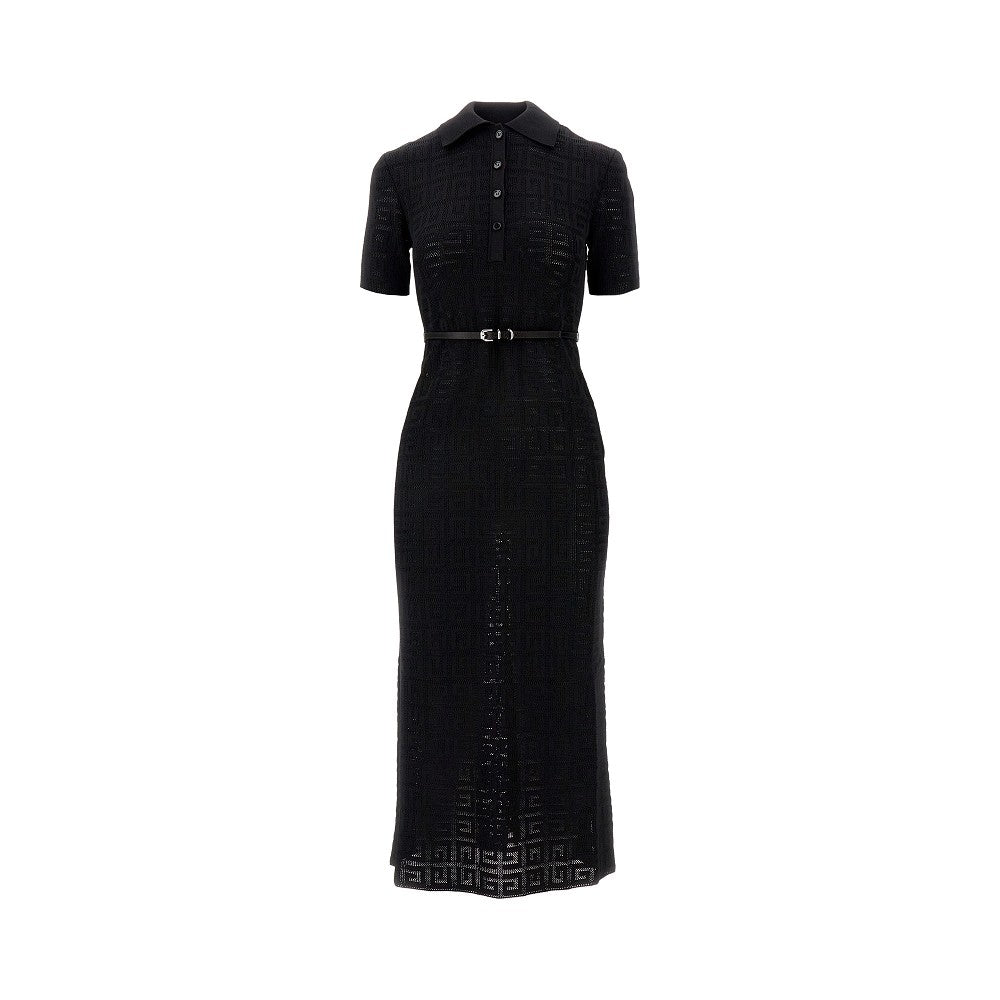 4G jacquard knit 'Voyou' midi dress