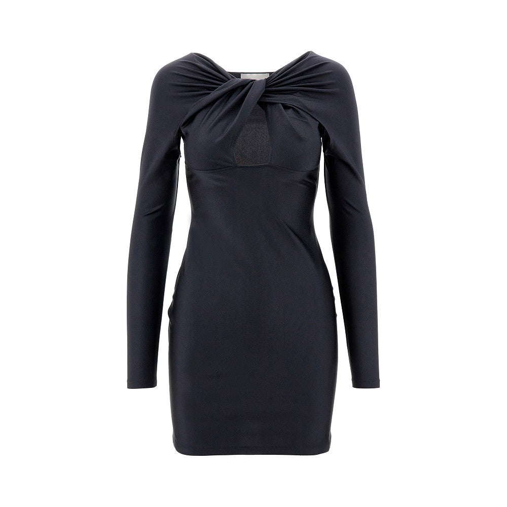 Mini abito in jersey con cut-out