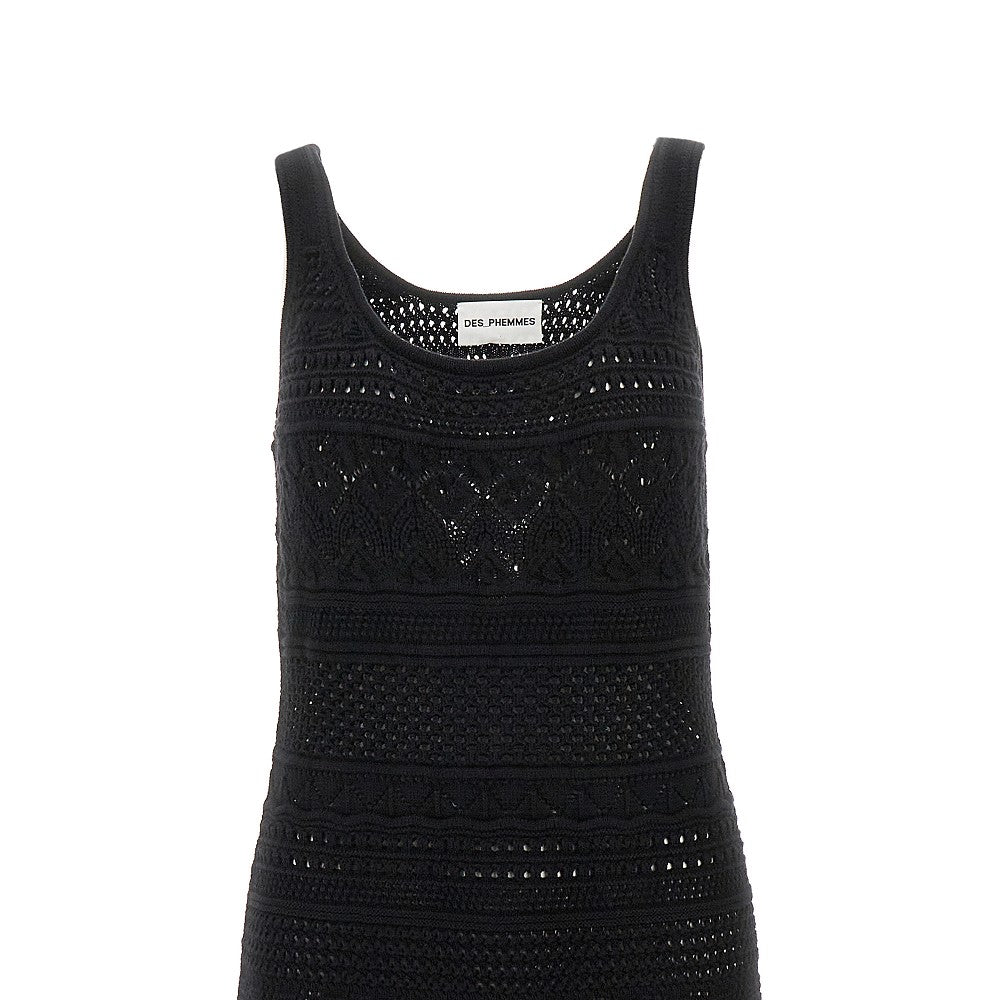 Knitted midi dress