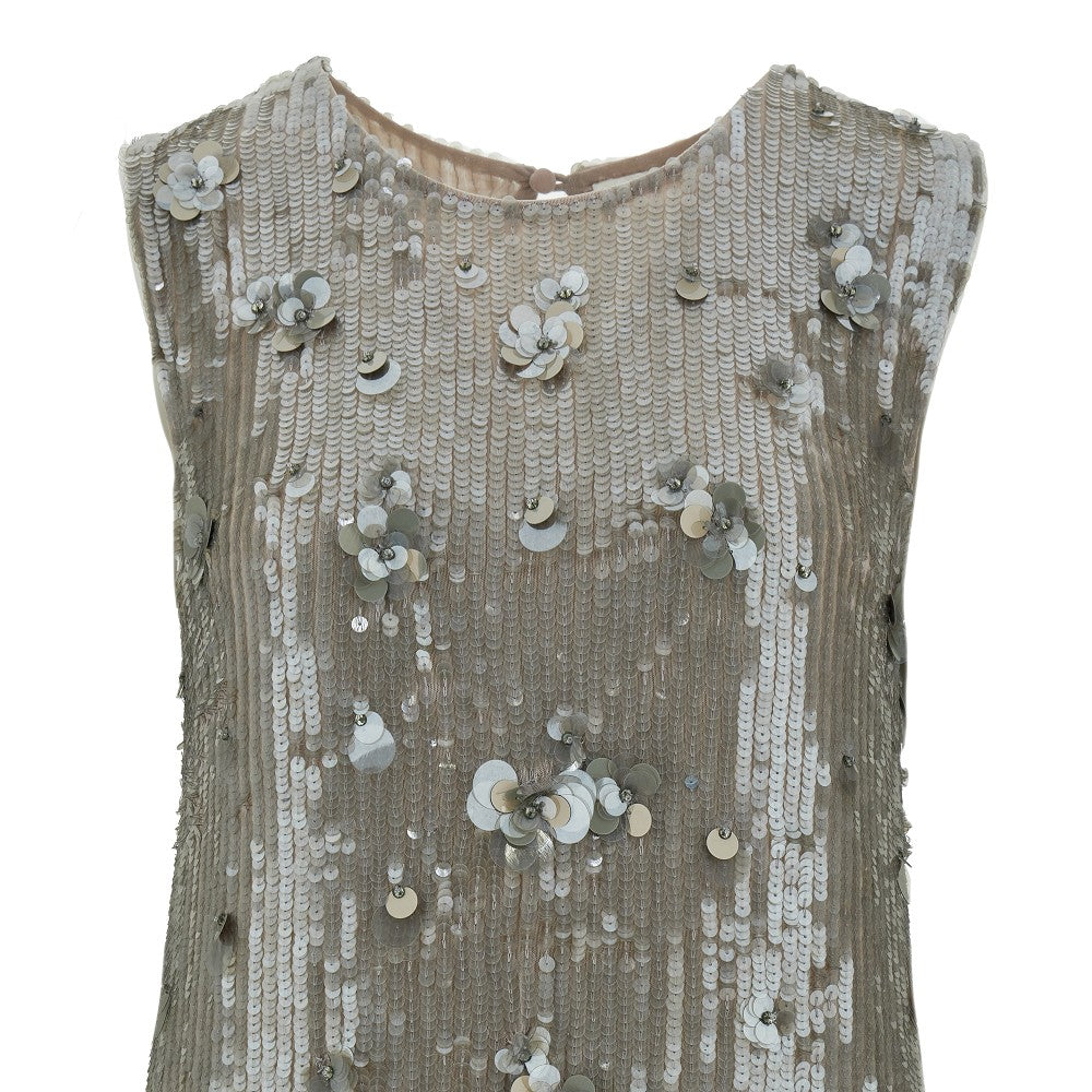 'Glow' sequinned mini dress