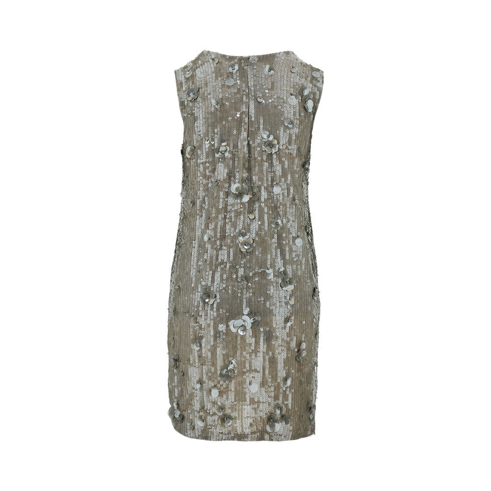 'Glow' sequinned mini dress
