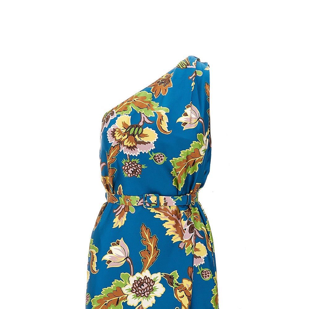 'Roy' one-shoulder long dress