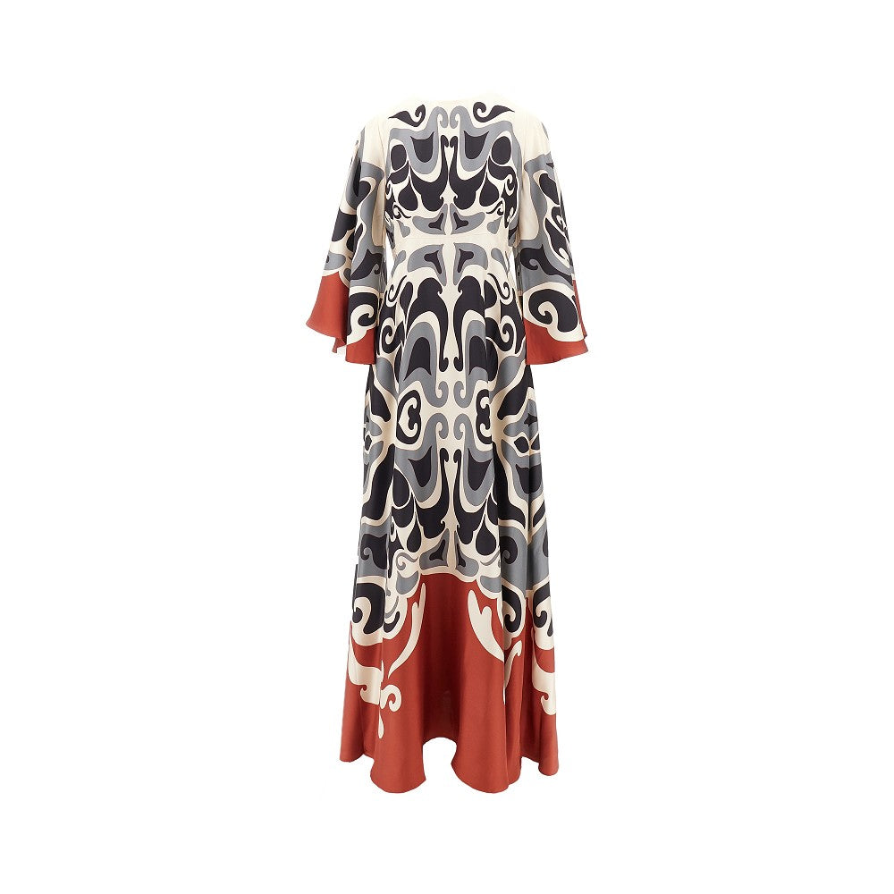 'Sorella' silk long dress