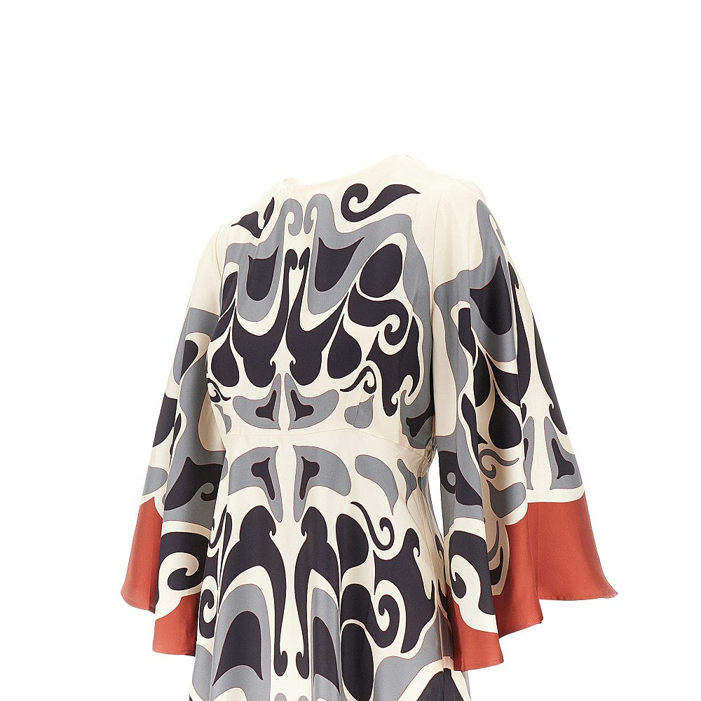 Abito lungo in seta 'Sorella'