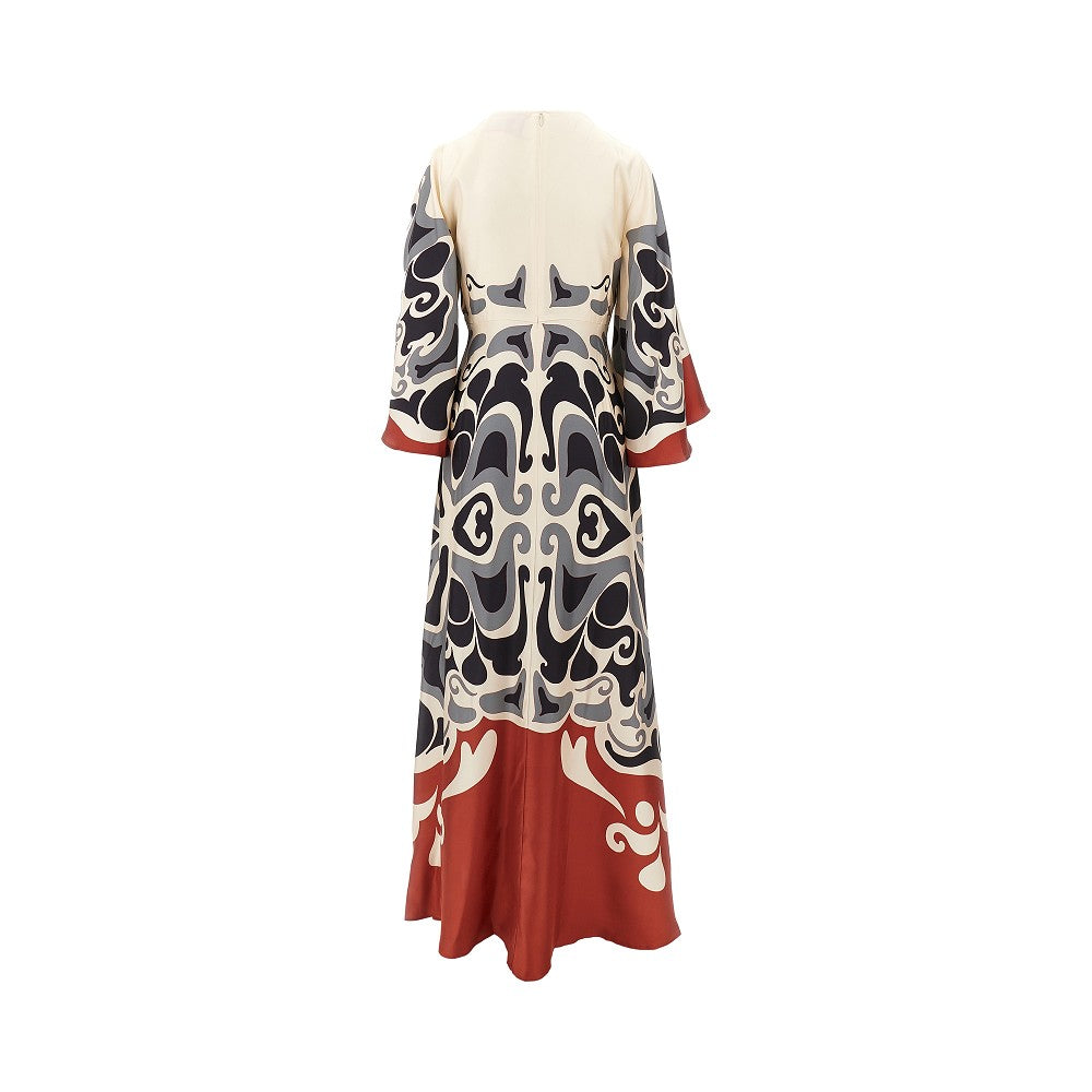 'Sorella' silk long dress