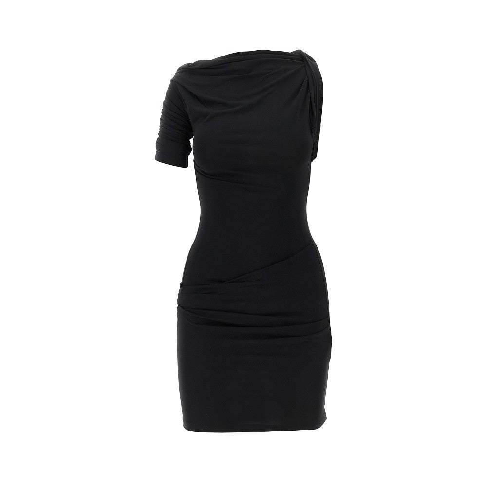 'Drapeado' jersey mini dress