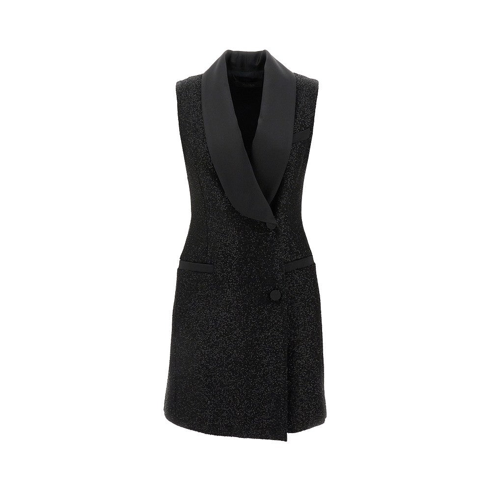 Gilet mini abito in paillettes