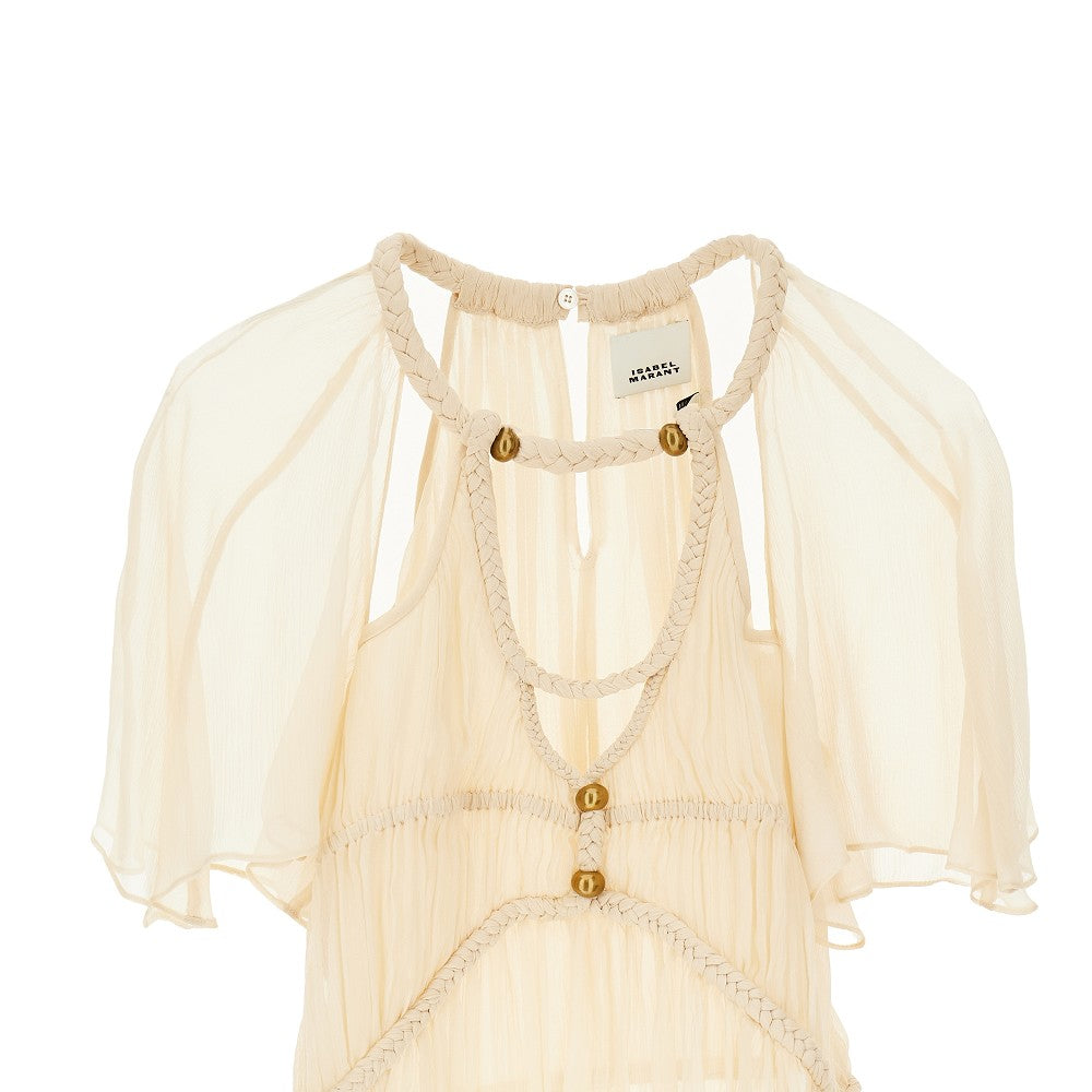'Rosaline' silk top