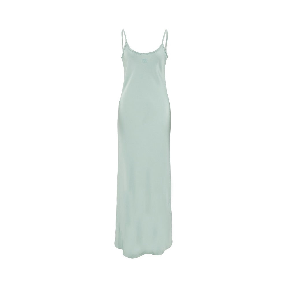 Slip dress lungo in satin